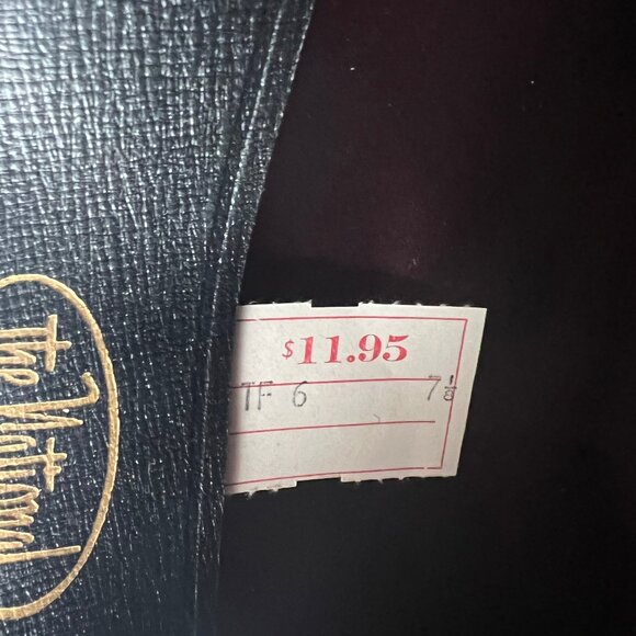 Vintage KNOX Premier Men's Fedora Black Hat with Original Box, Size 7 1/8, EUC! - Picture 8 of 16